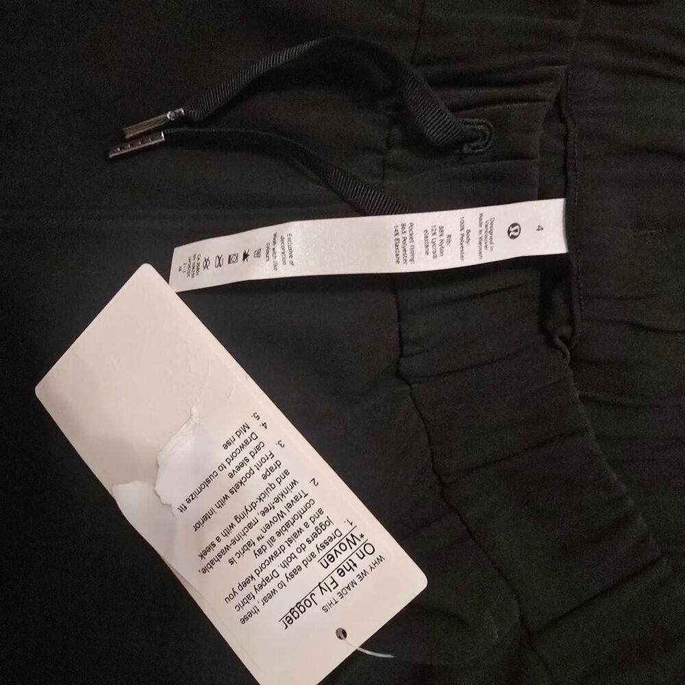 Lululemon Women's Black Joggers-tracksuits - Picture 2 of 3